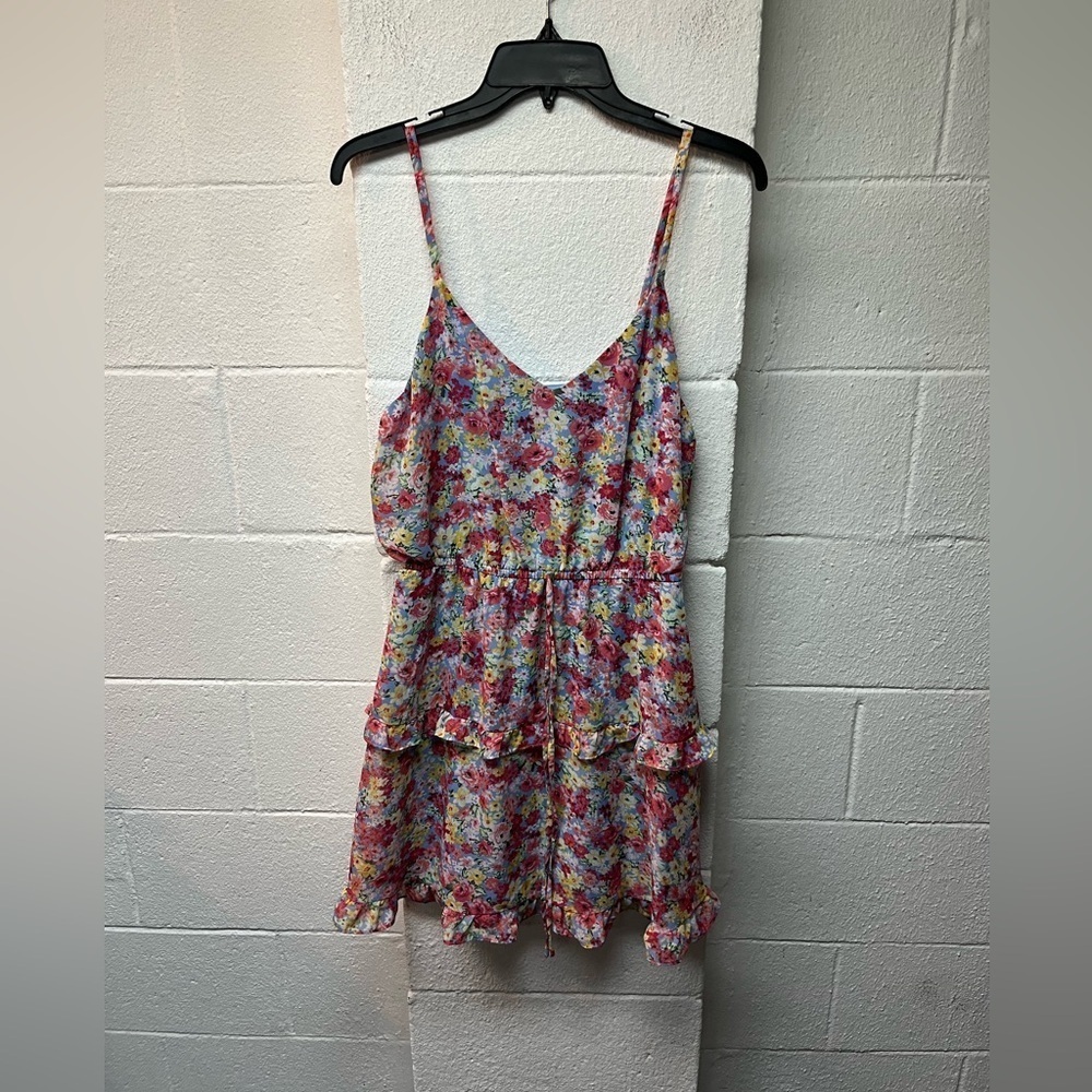by & by Floral Multicolor Dress. Medium